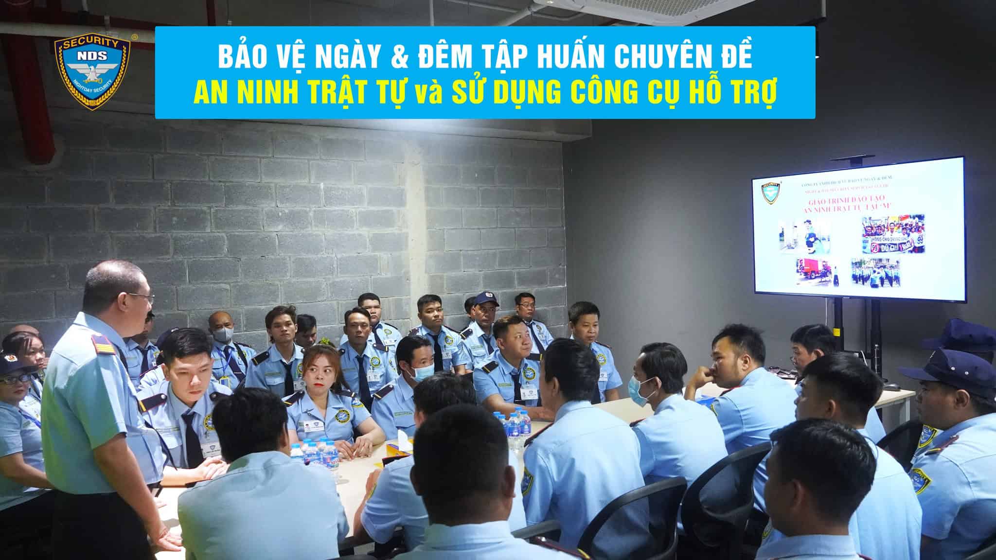 Bảo vệ Ngày và Đêm tập huấn nghiệp vụ chuyên nghành cho nhân viên tại mục tiêu